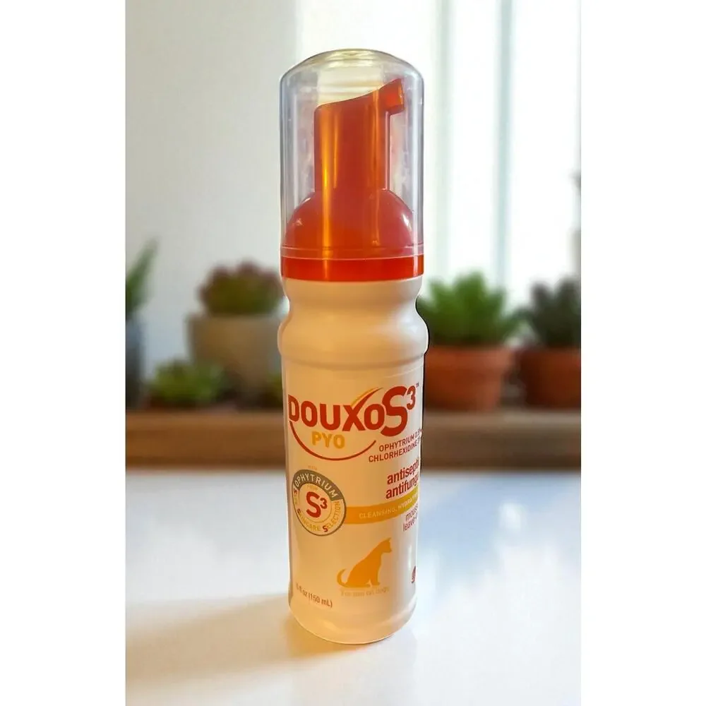 Dog Medicated Antiseptic Antifungal Cleaning Mouse DOUXO S3 PYO 5 oz NEW